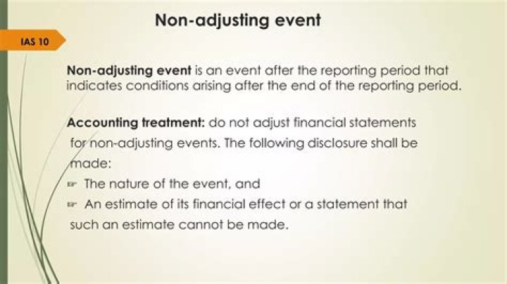 Adjusting events - How To Discuss