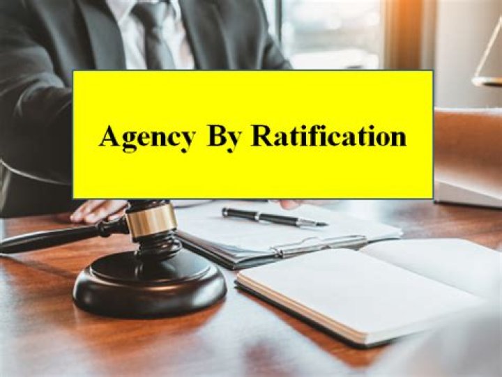 Agency by ratification - How To Discuss