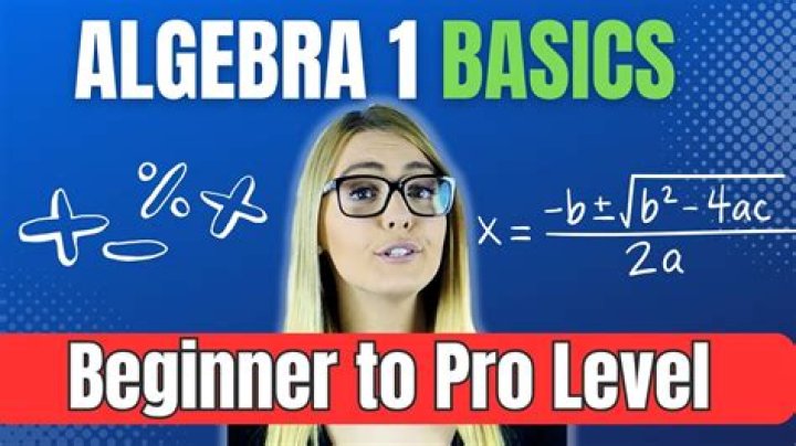 Algebra 1 topics - How To Discuss