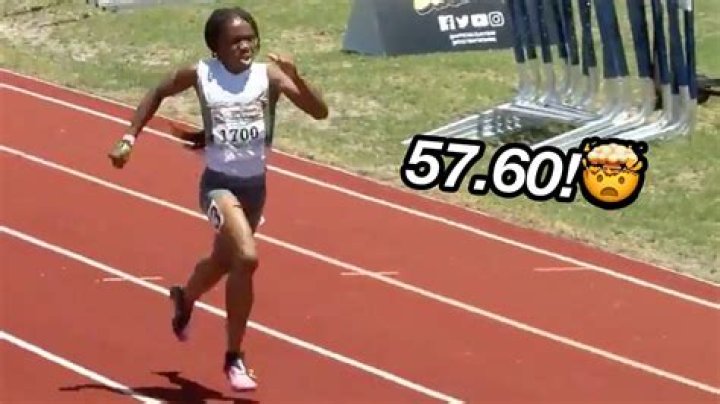 Average 400m Time For 15 Year Old