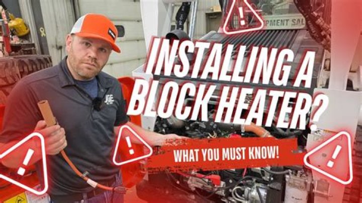Block Heater Installation Cost - How To Discuss