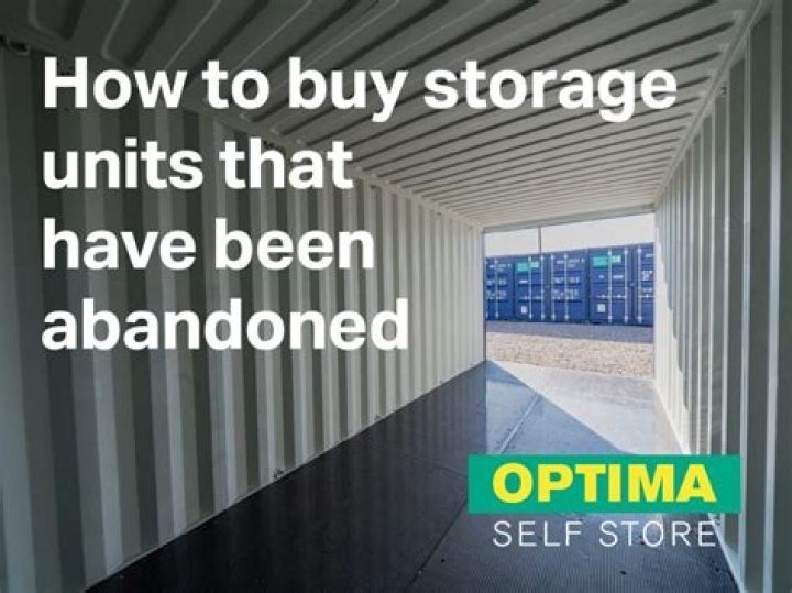 Buy storage units - How To Discuss