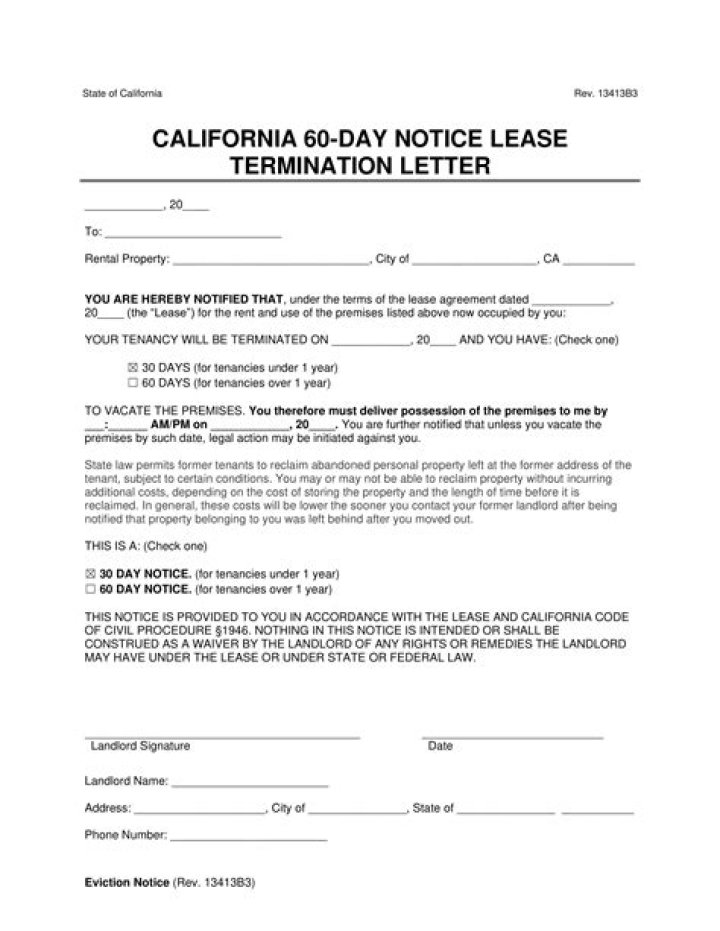 Can a landlord terminate a Section 8 lease in California