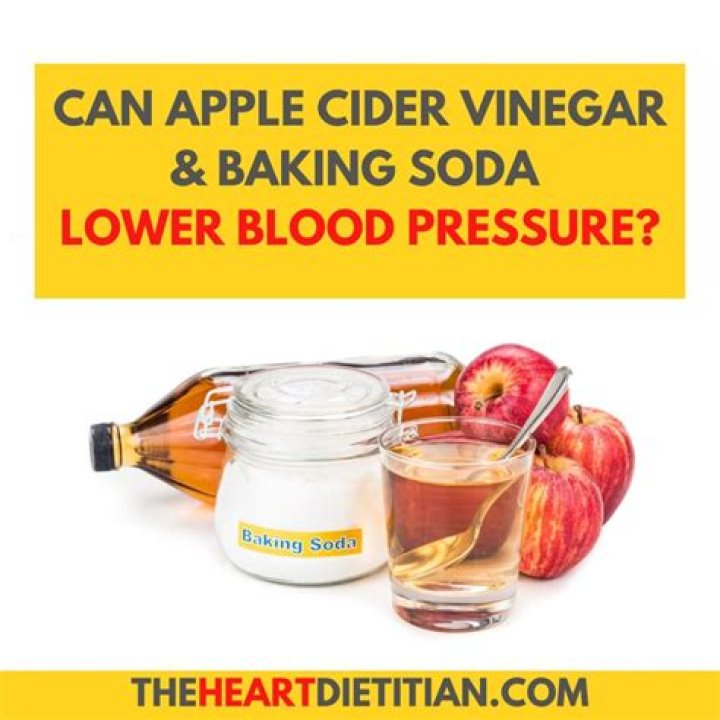 Can cider vinegar lower blood pressure