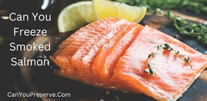 Can hot smoked salmon be frozen