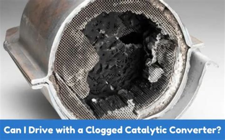 Can you drive with a clogged catalytic converter