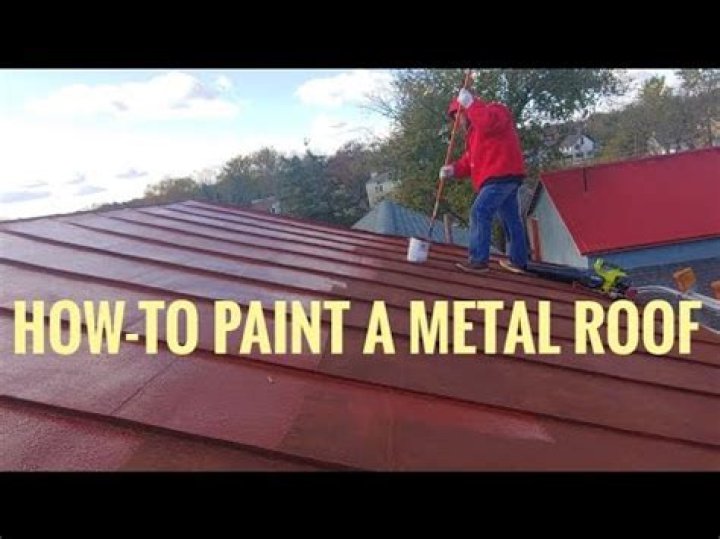 Can you paint a tin roof