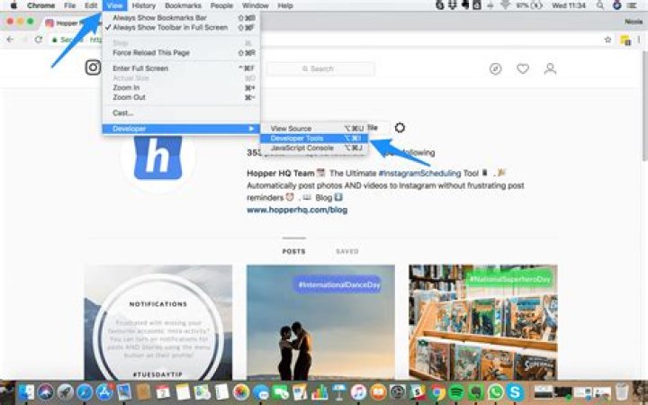 Can you post on instagram from computer