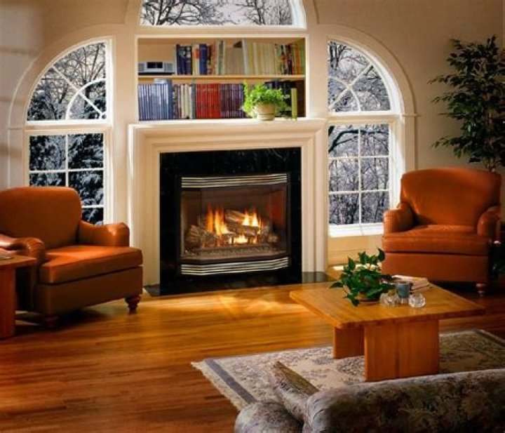 Can you put a gas fireplace under a window