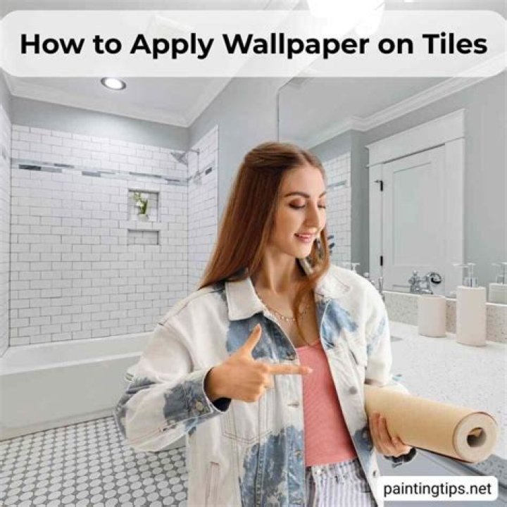 Can you put wallpaper over tiles