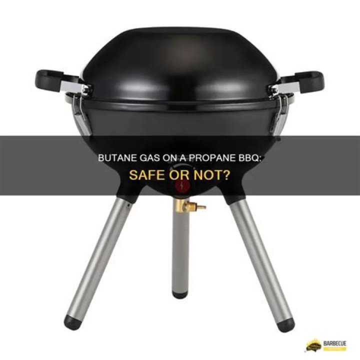 Can you use butane gas on a propane BBQ
