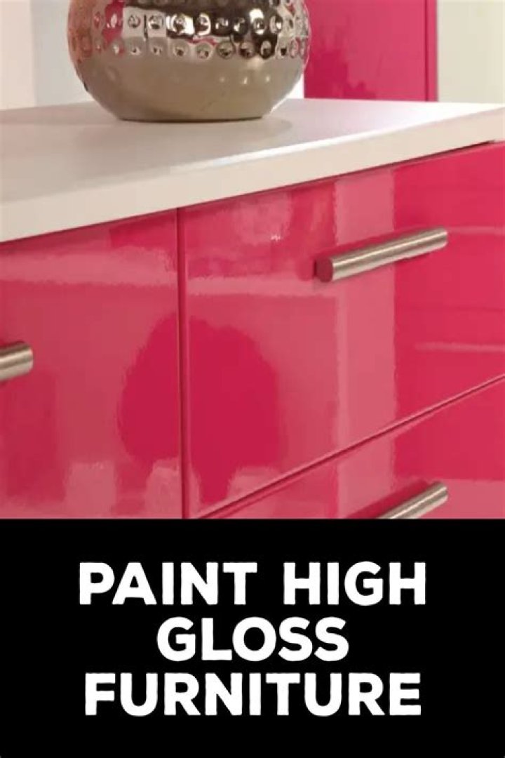 Can you use semi gloss paint on furniture