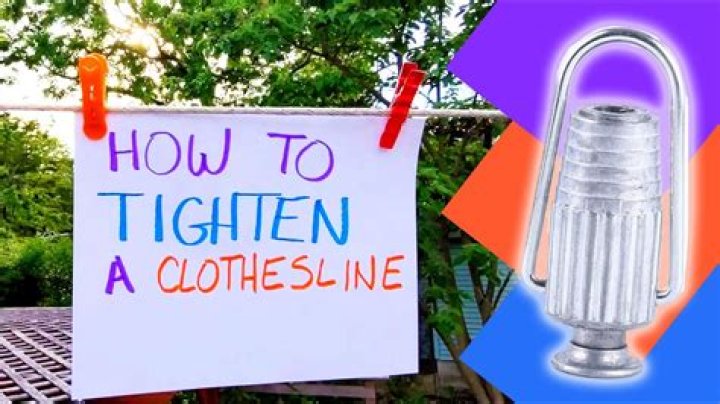 Clothesline tightener - How To Discuss
