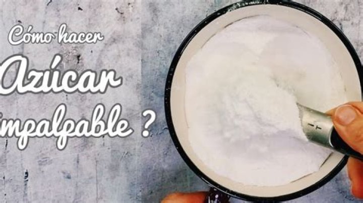 Como Hacer Azucar Impalpable - How To Discuss