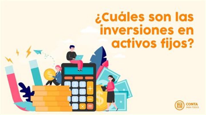 ¿Cuáles son las inversiones en activo fijo