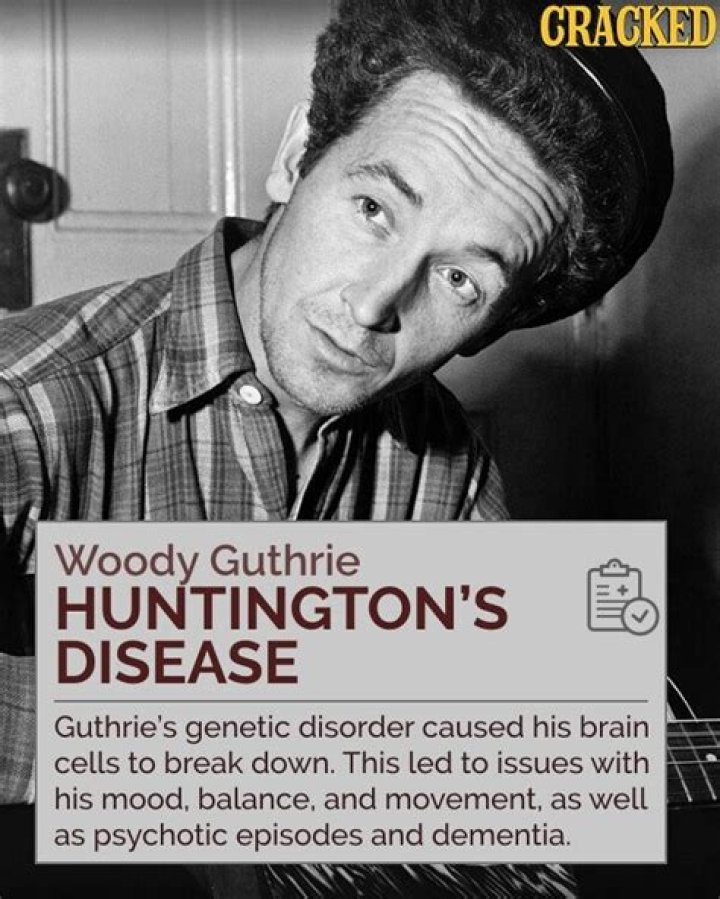 Did Woody Guthrie have Huntingtons disease