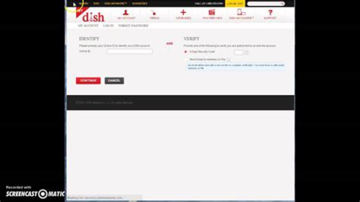 Dish Online Id - How To Discuss