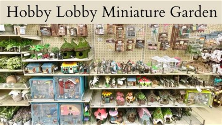 Does Hobby Lobby have fairy garden supplies