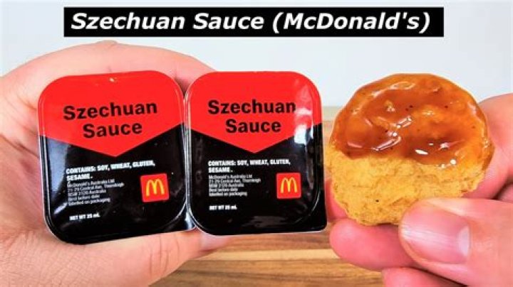Does McDonalds have Szechuan sauce now