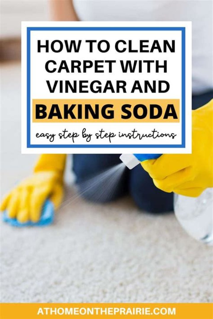 Does vinegar and baking soda clean carpets