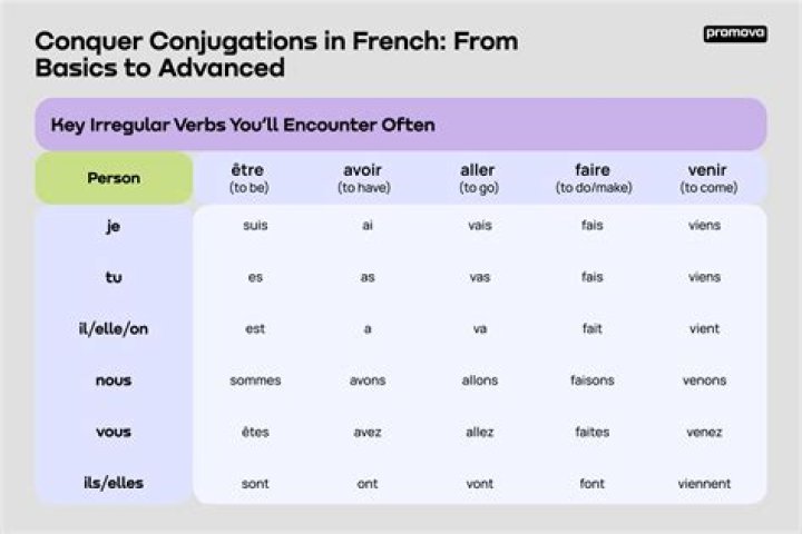 French verb conjugation - How To Discuss