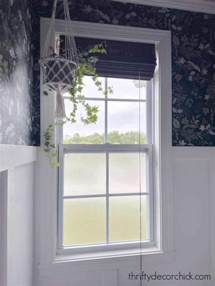 Frosted bathroom window - How To Discuss