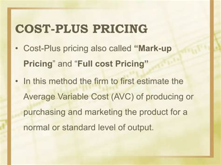 Full cost pricing - How To Discuss