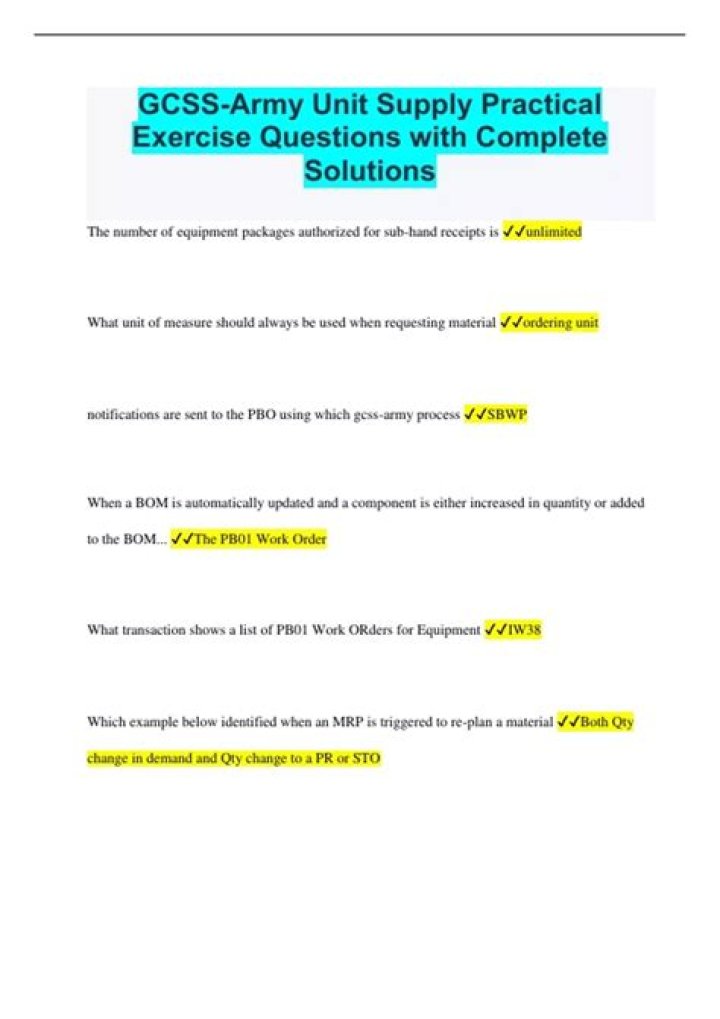 Gcss Army - How To Discuss