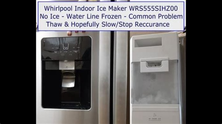 Ge Refrigerator Water Line Frozen