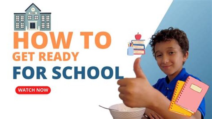 Getting ready for school - How To Discuss