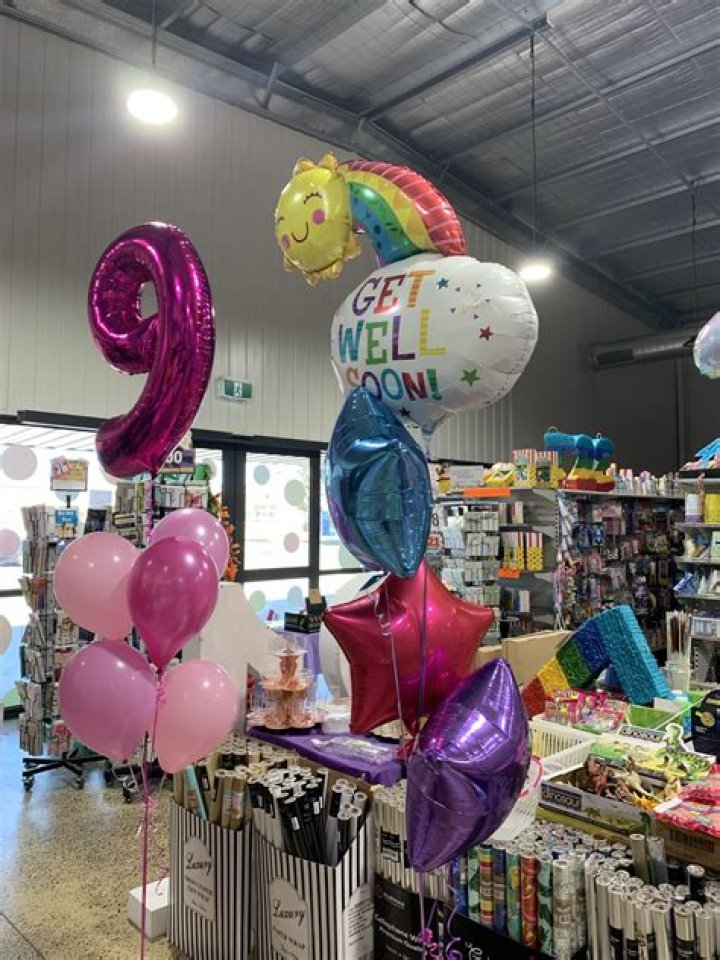 Helium filled balloons near me