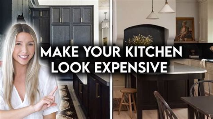 How can I make my kitchen cabinets look more expensive