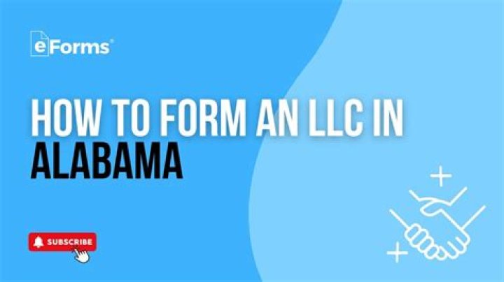 How do I form an LLC in Alabama