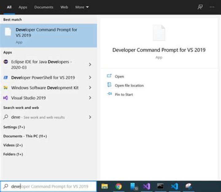 How do I install the developer command prompt for VS 2017