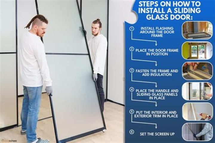 How do I make my sliding glass door smooth