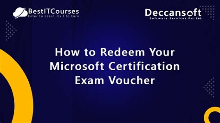 How do I redeem Microsoft training vouchers