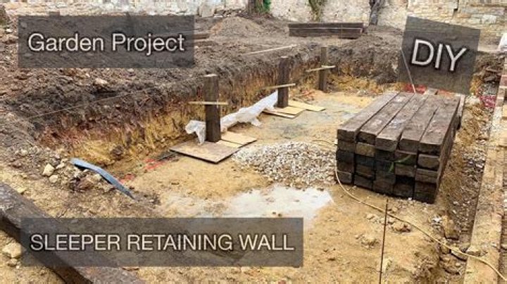 How do you build a sleeper wall