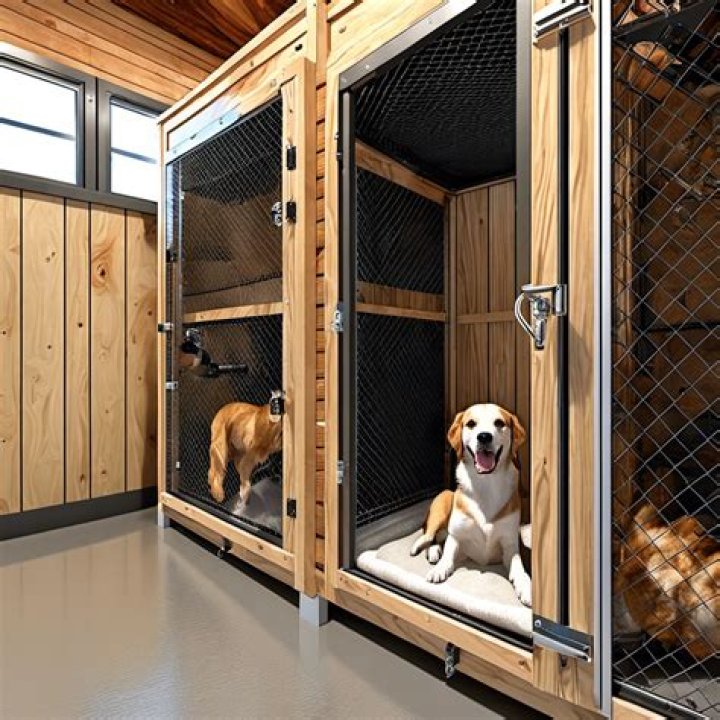 How do you build an indoor dog kennel