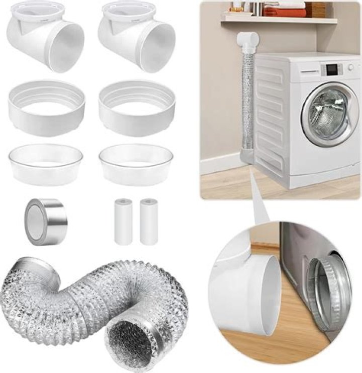 How do you clamp a dryer hose