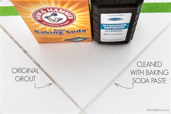 How do you clean grout with white vinegar