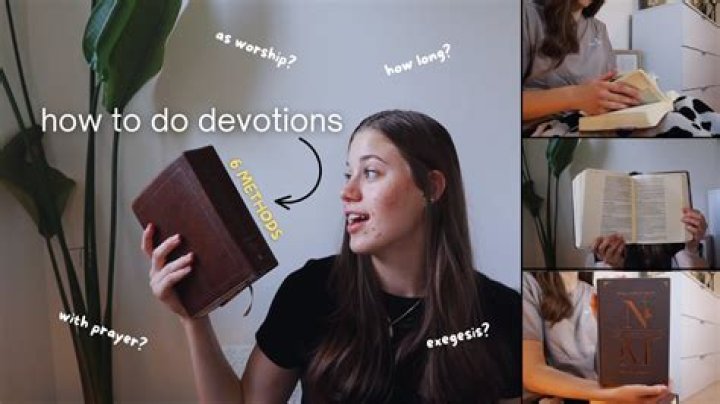 How do you describe devotions