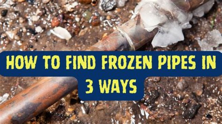 How do you fix a frozen pipe that bursts?