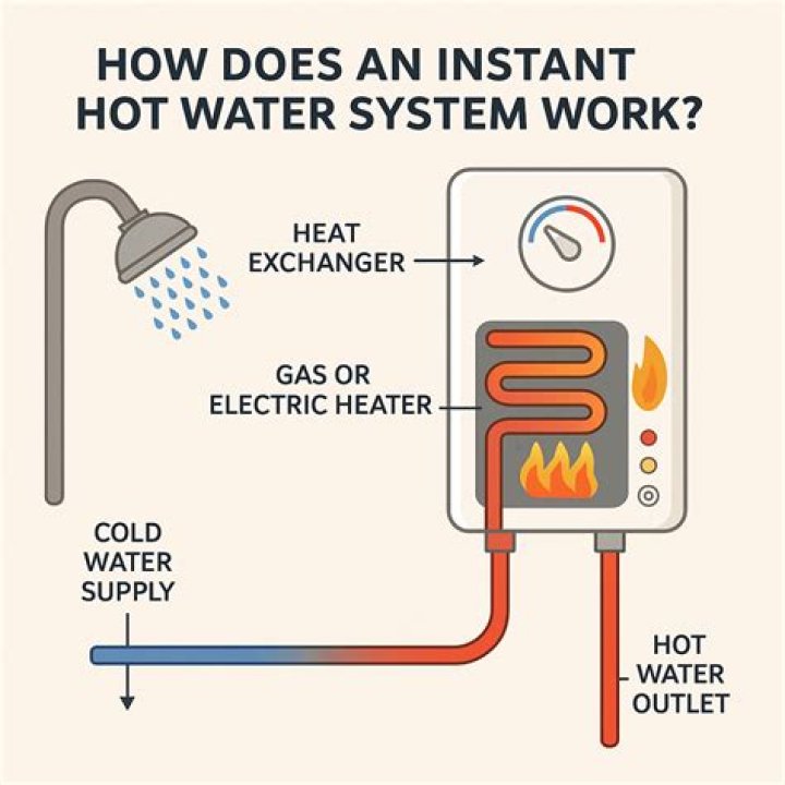 How do you fix an instant hot water system?