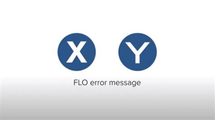 How do you fix Flo error