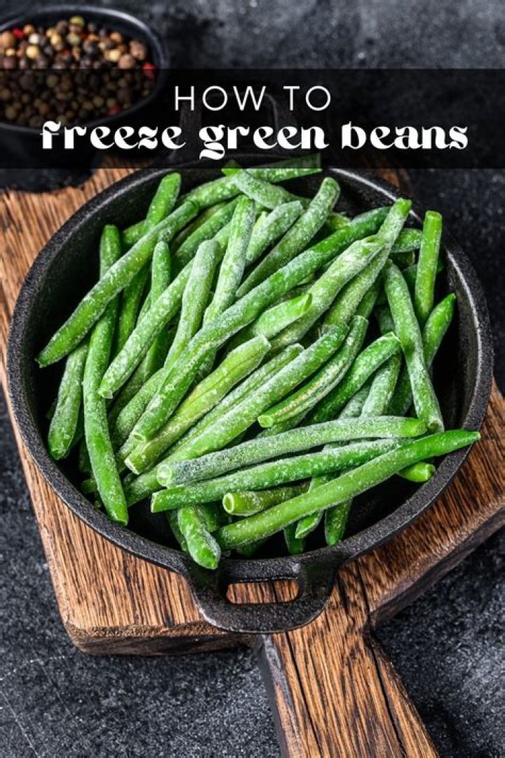 How do you freeze French beans