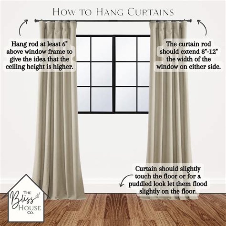 How do you hang curtains with sheer curtains