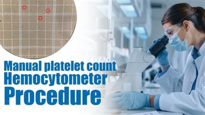 How do you manually count platelets