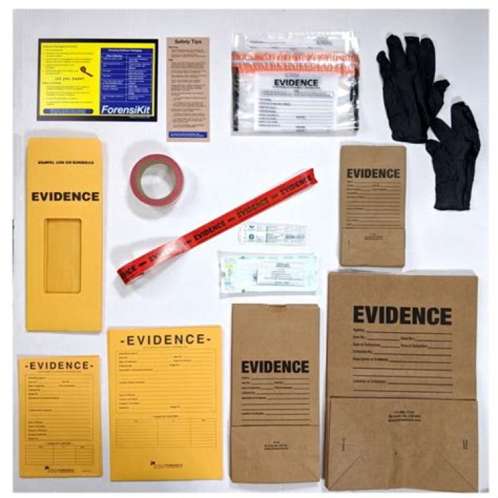 How do you package evidence at a crime scene