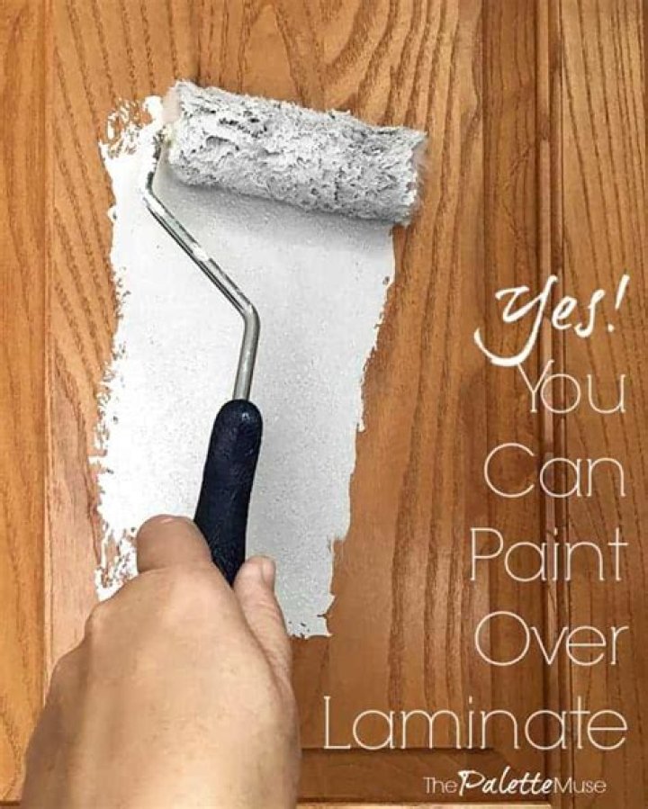 How do you paint laminate veneer