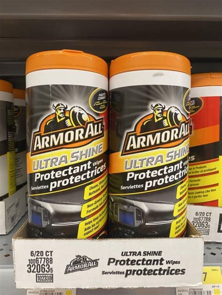 How do you remove Armor All shine from dashboard